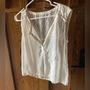 Cream Tank Top